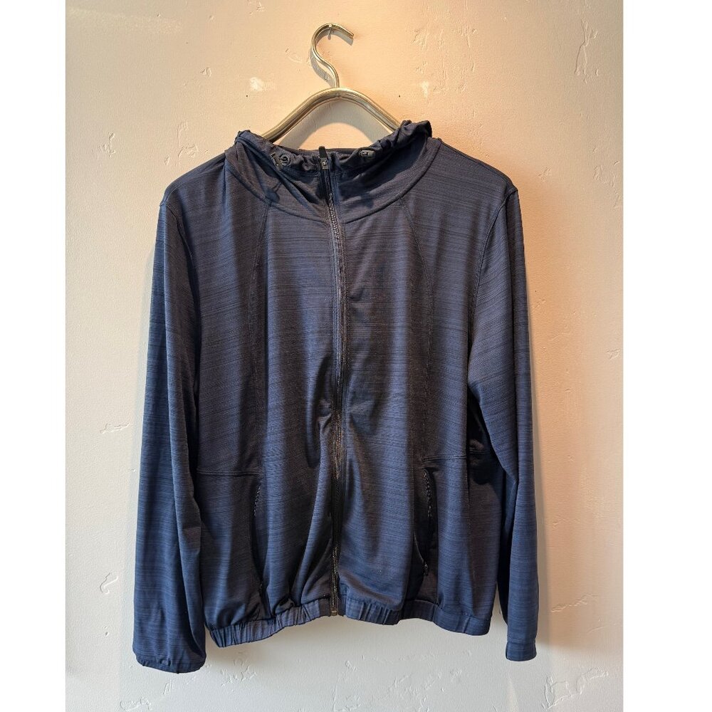 Athleta Lightweight UPF Jacket XL Navy